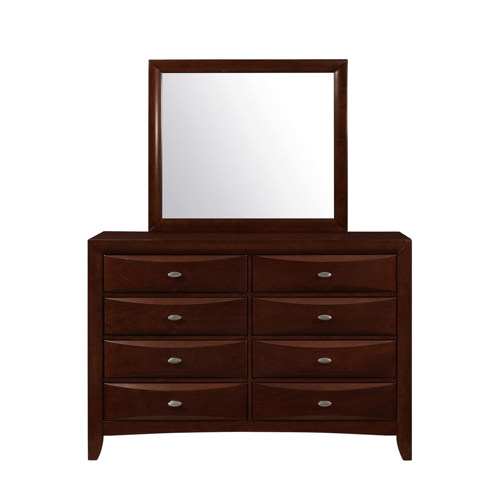 New Merlot Chest With 5 Chambared Drawer