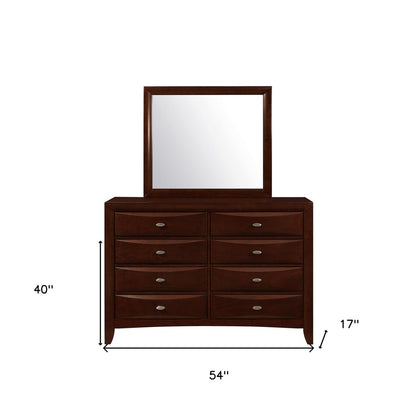 New Merlot Chest With 5 Chambared Drawer
