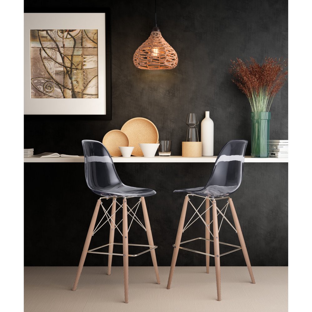 Natural Lantern Metal Dimmable Ceiling Light With Natural Shades