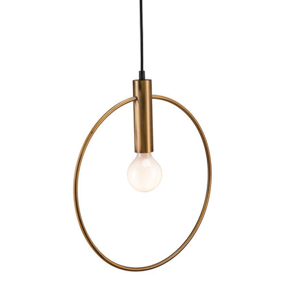 Gold Ring Metal Dimmable Chandelier
