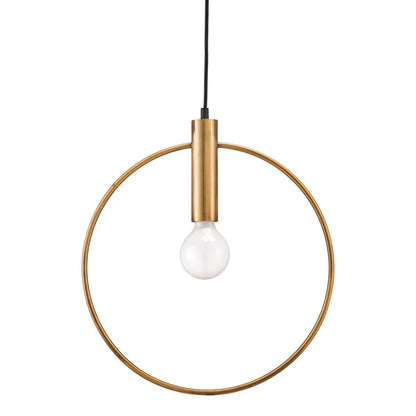 Gold Ring Metal Dimmable Chandelier