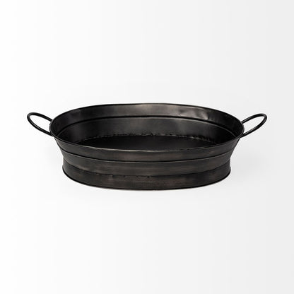 14" Black Metal Basket