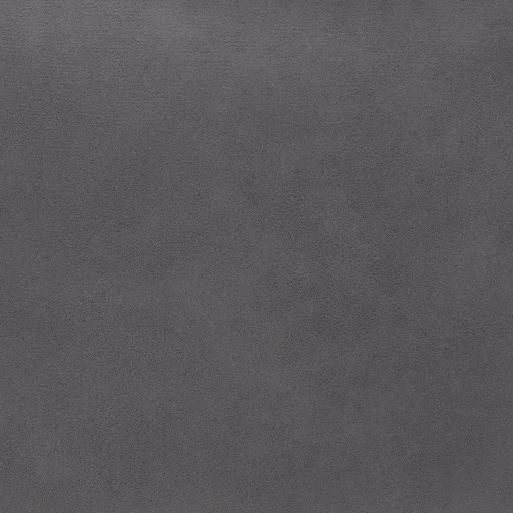 28" Gray And Black Faux Leather And Upholstered Club Chair