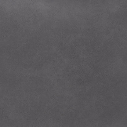 28" Gray And Black Faux Leather And Upholstered Club Chair