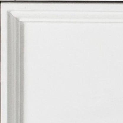 24" White Solid Wood Distressed One Drawer Nightstand