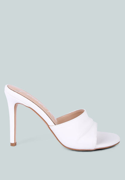 3Rd Divorce Wide Strap Casual High Heels