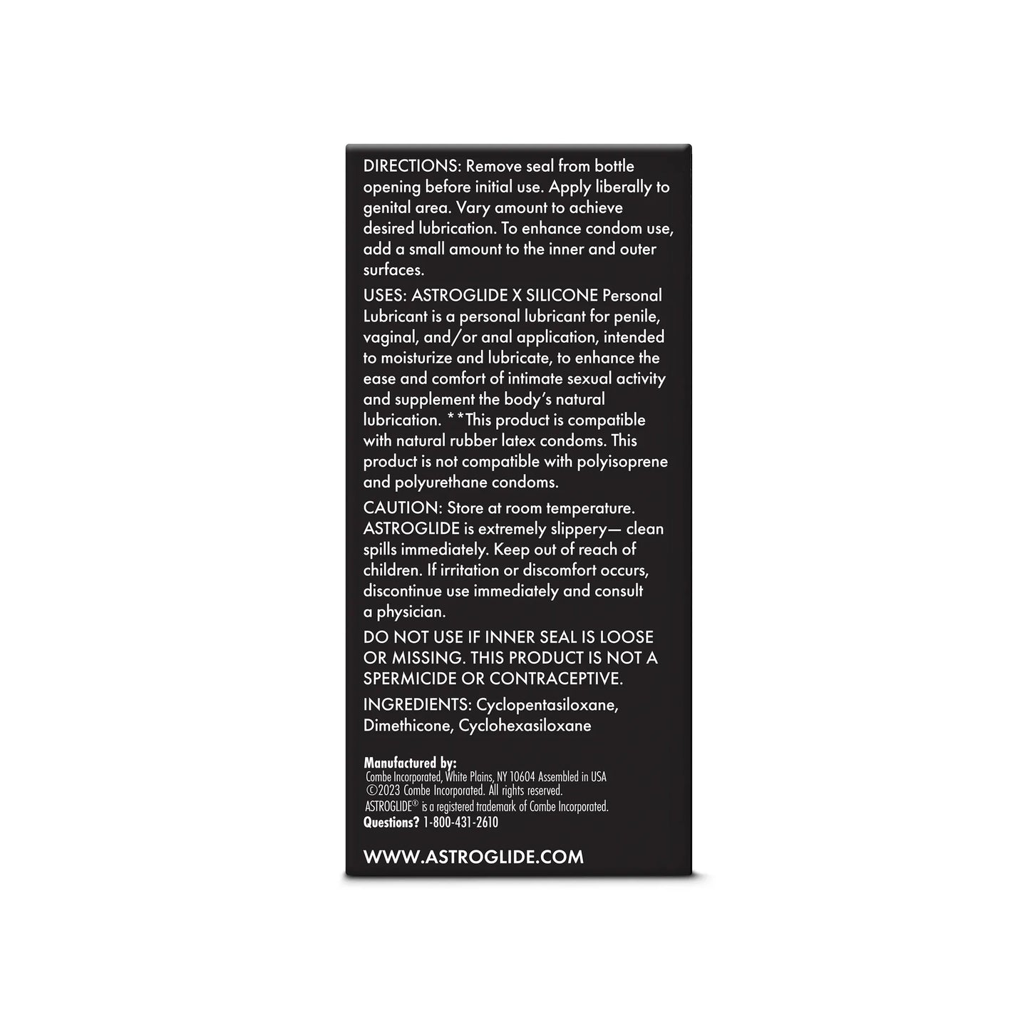 ASTROGLIDE SILICONE 2.5 OZ