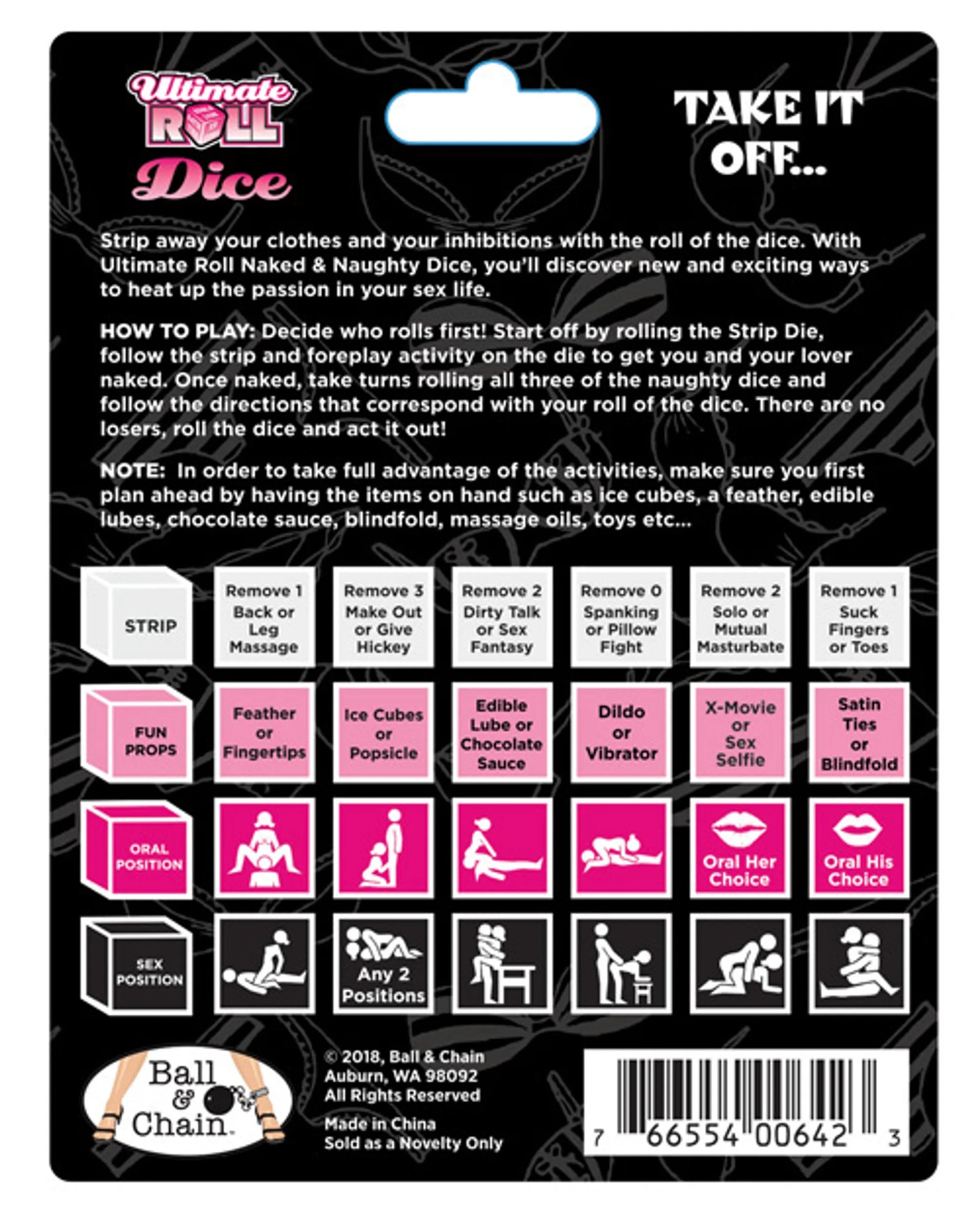 NAKED & NAUGHTY DICE