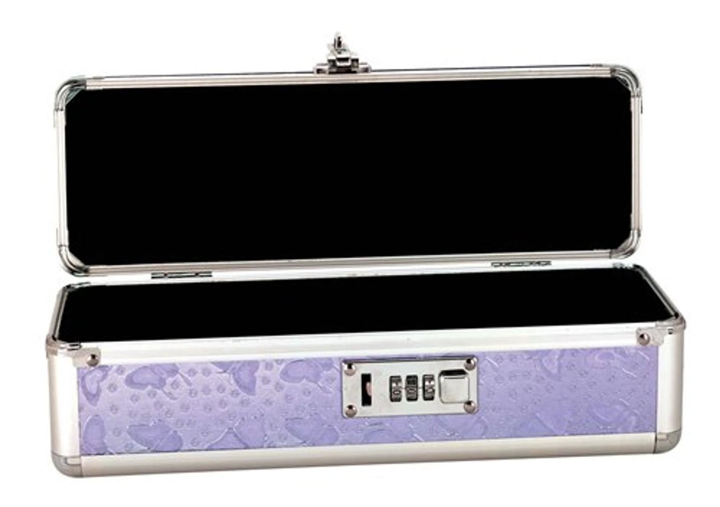 LOCKABLE VIBRATOR CASE PURPLE SMALL