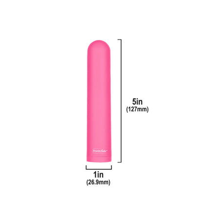 POWERBULLET EEZY PLEEZY 5 IN VIBE RECHARGEABLE PINK