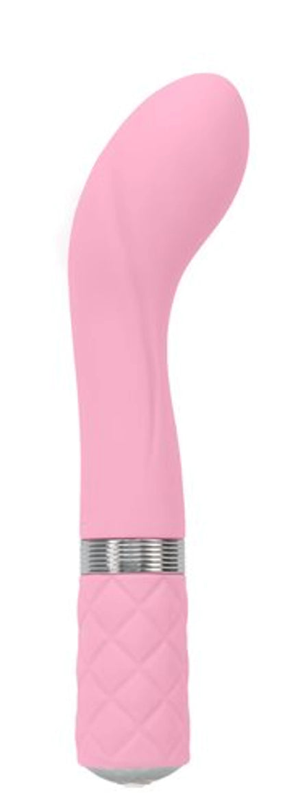 PILLOW TALK SASSY G SPOT VIBE W/SWAROVSKI CRYSTAL PINK