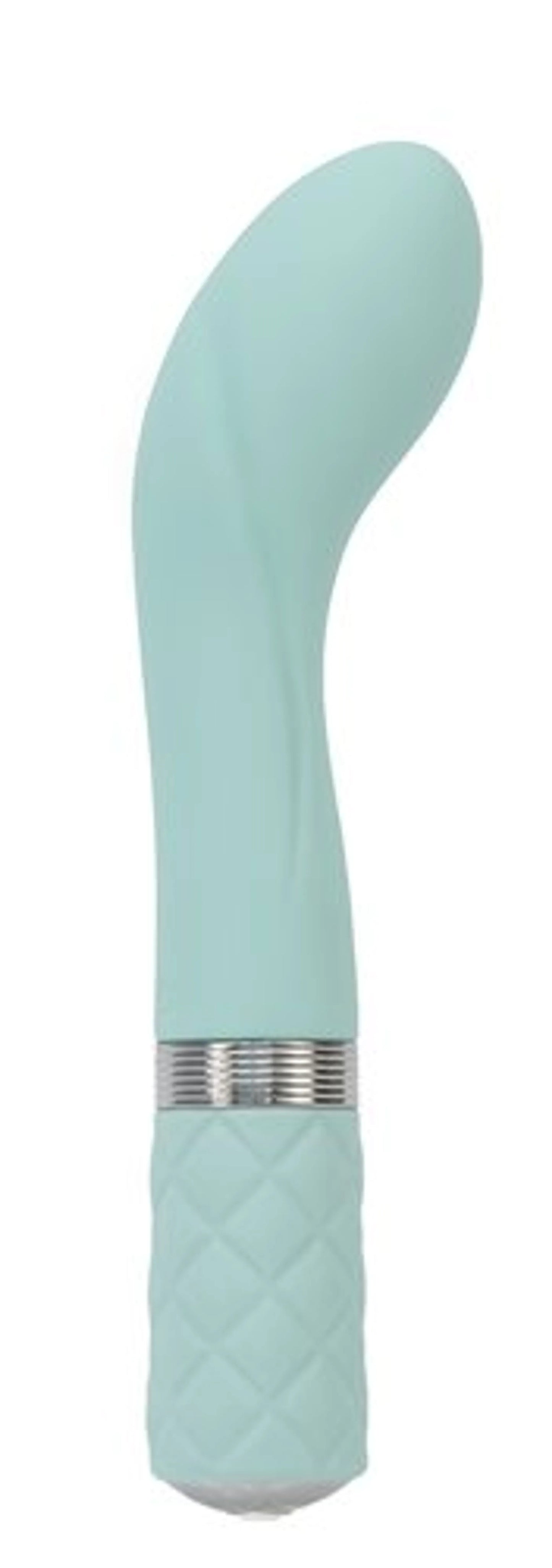 PILLOW TALK SASSY G SPOT VIBE W/SWAROVSKI CRYSTAL TEAL
