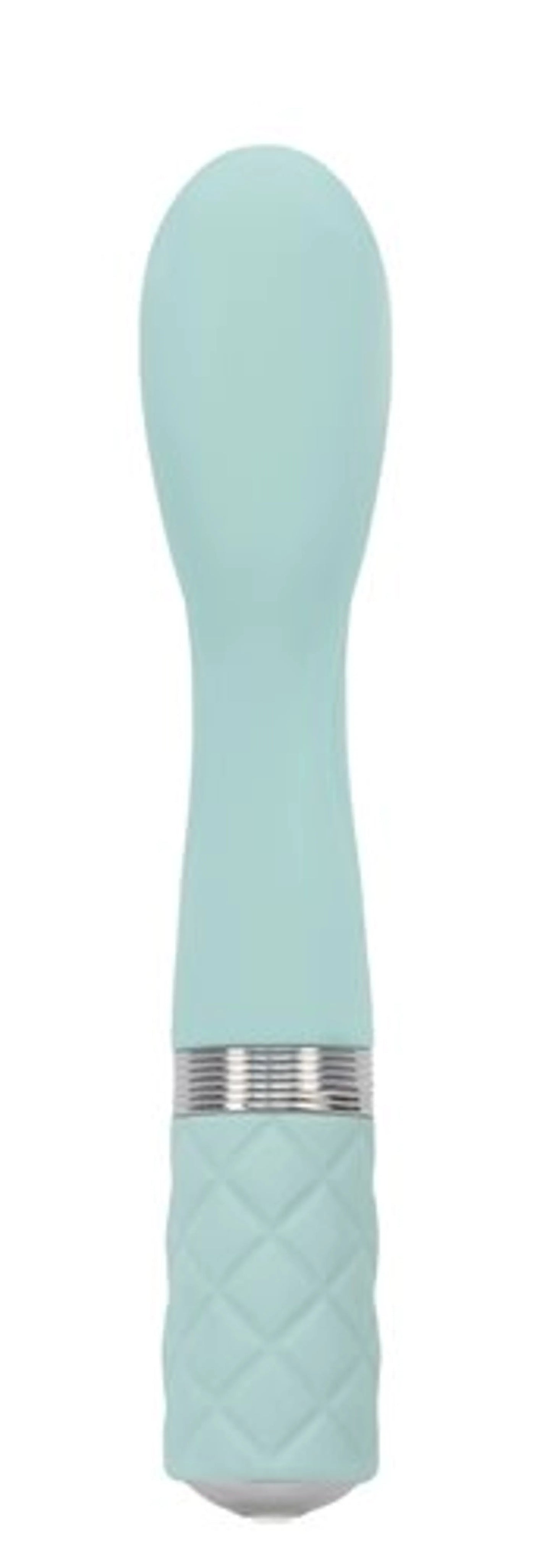 PILLOW TALK SASSY G SPOT VIBE W/SWAROVSKI CRYSTAL TEAL