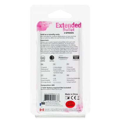 POWER BULLET BREEZE 3.5 PINK "
