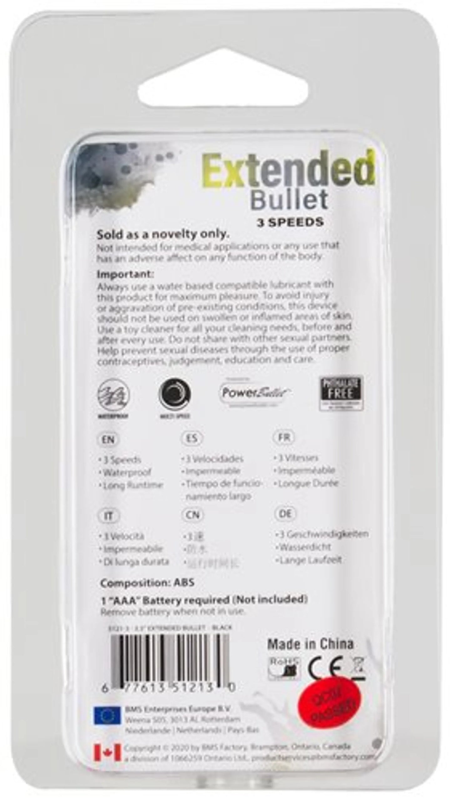 POWER BULLET BREEZE 3.5 BLACK "