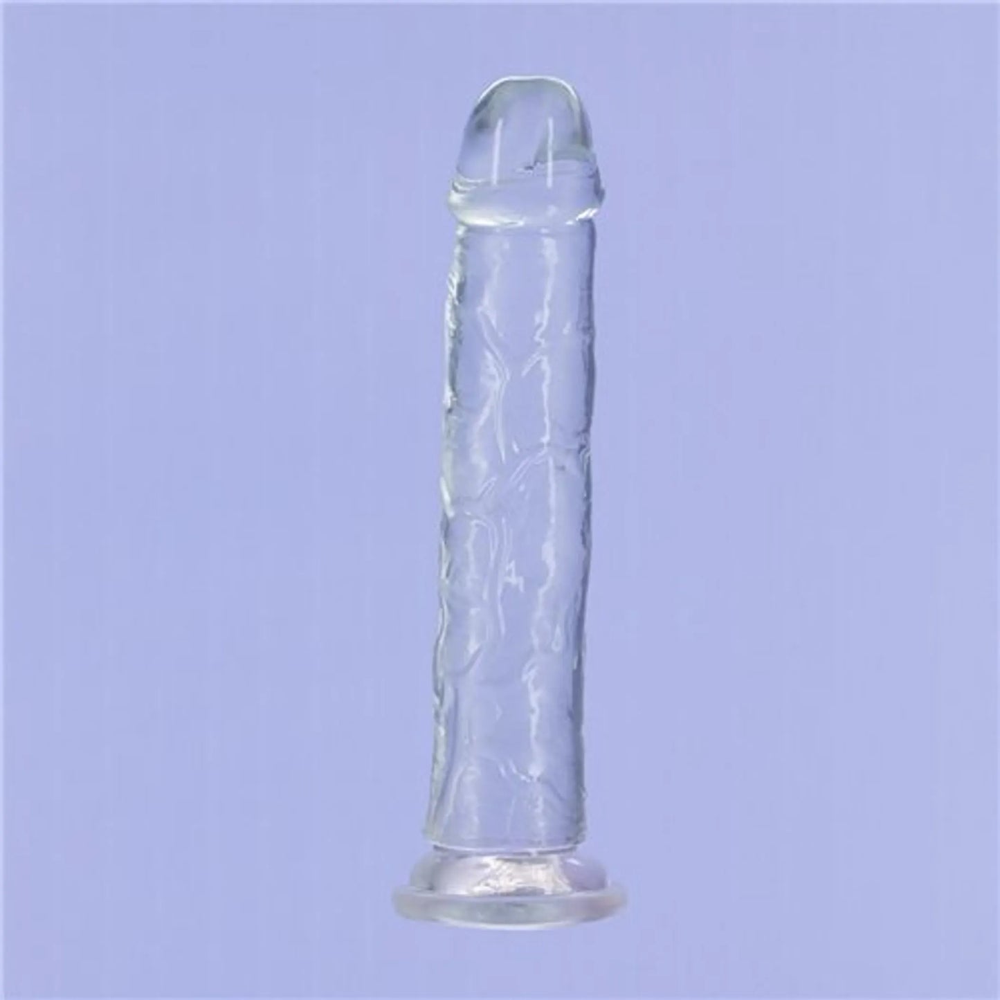 ADDICTION CRYSTAL 9 VERTICAL DONG CLEAR TPE W/ BULLET "