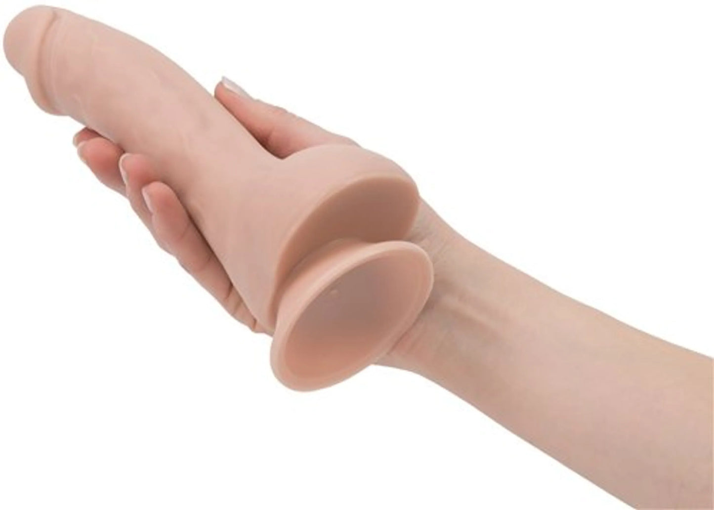 ADDICTION 100% SILICONE BRAD 7.5 BEIGE "