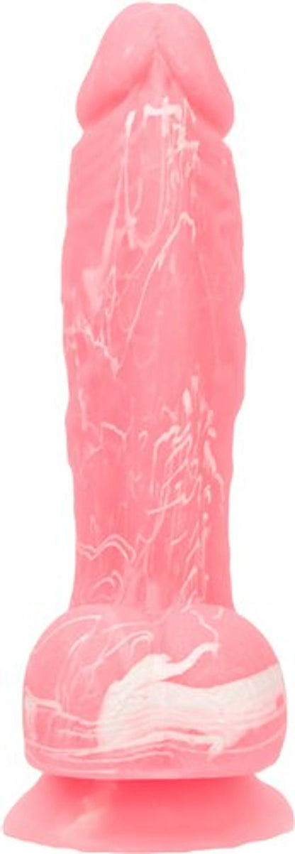 ADDICTION BRANDON 7.5IN PINK GLOW IN THE DARK