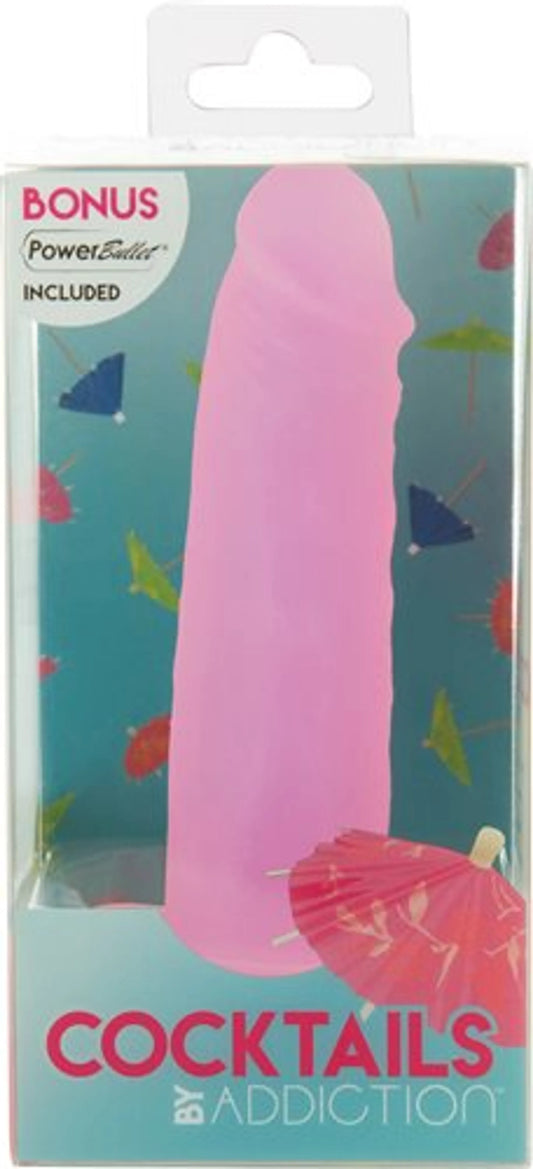 ADDICTION COCKTAILS 5.5 SILICONE DONG PURPLE COSMO "