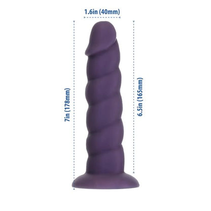 FANTASY ADDICTION 7IN UNICORN PURPLE W/ BULLET