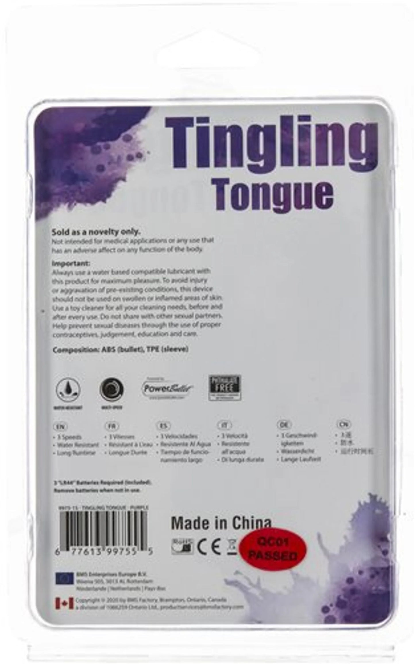 TINGLING TONGUE PURPLE