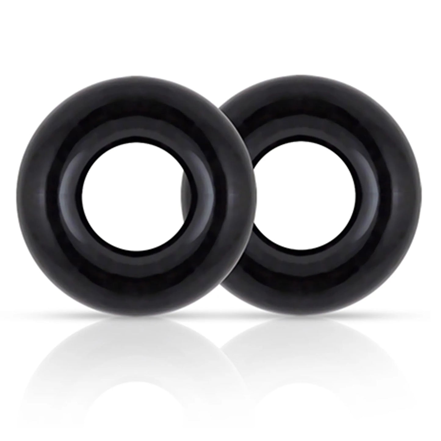 STAY HARD DONUT RINGS OVERSIZED BLACK