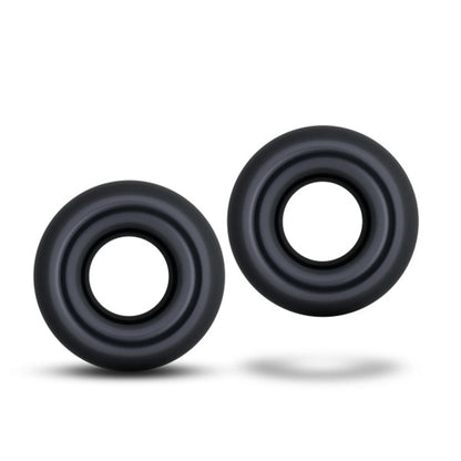 STAY HARD DONUT RINGS OVERSIZED BLACK