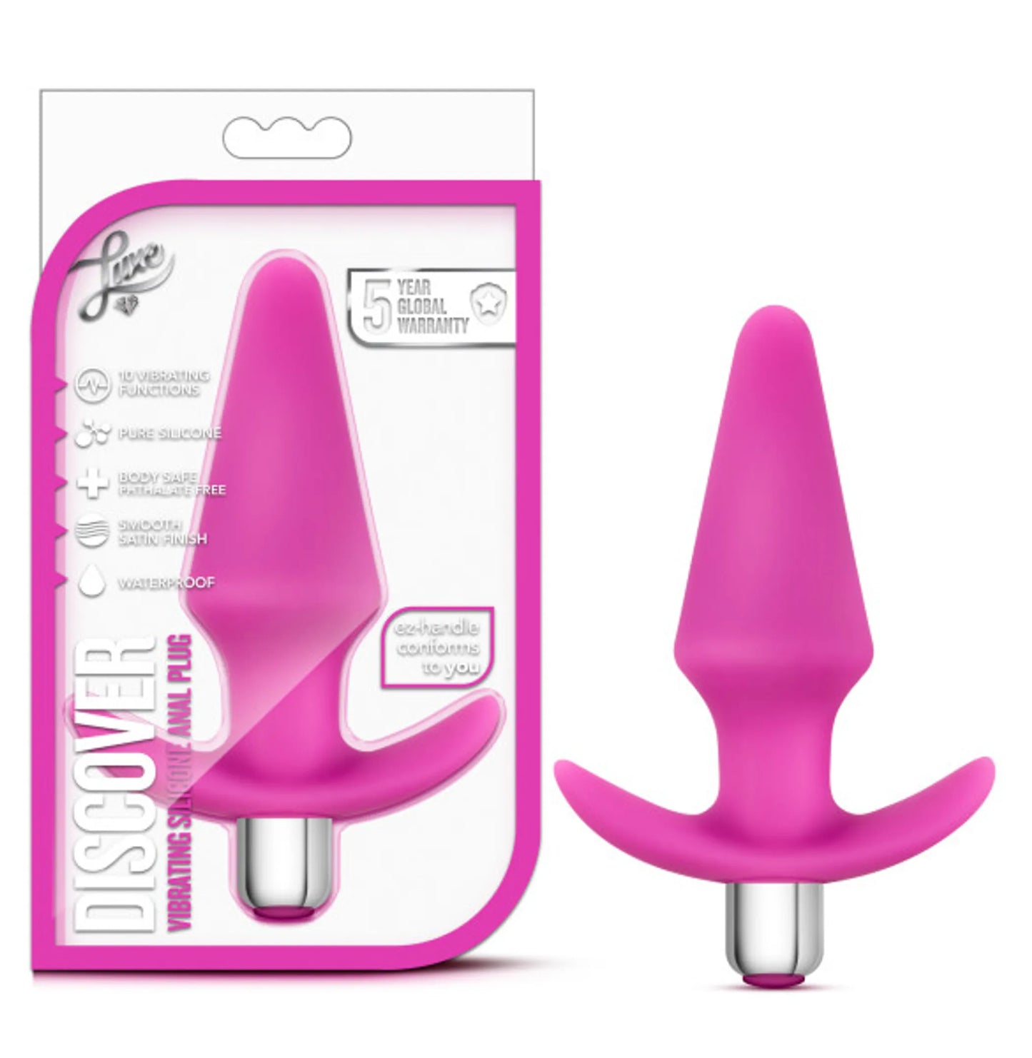 LUXE DISCOVER FUSCHIA ANAL PLUG