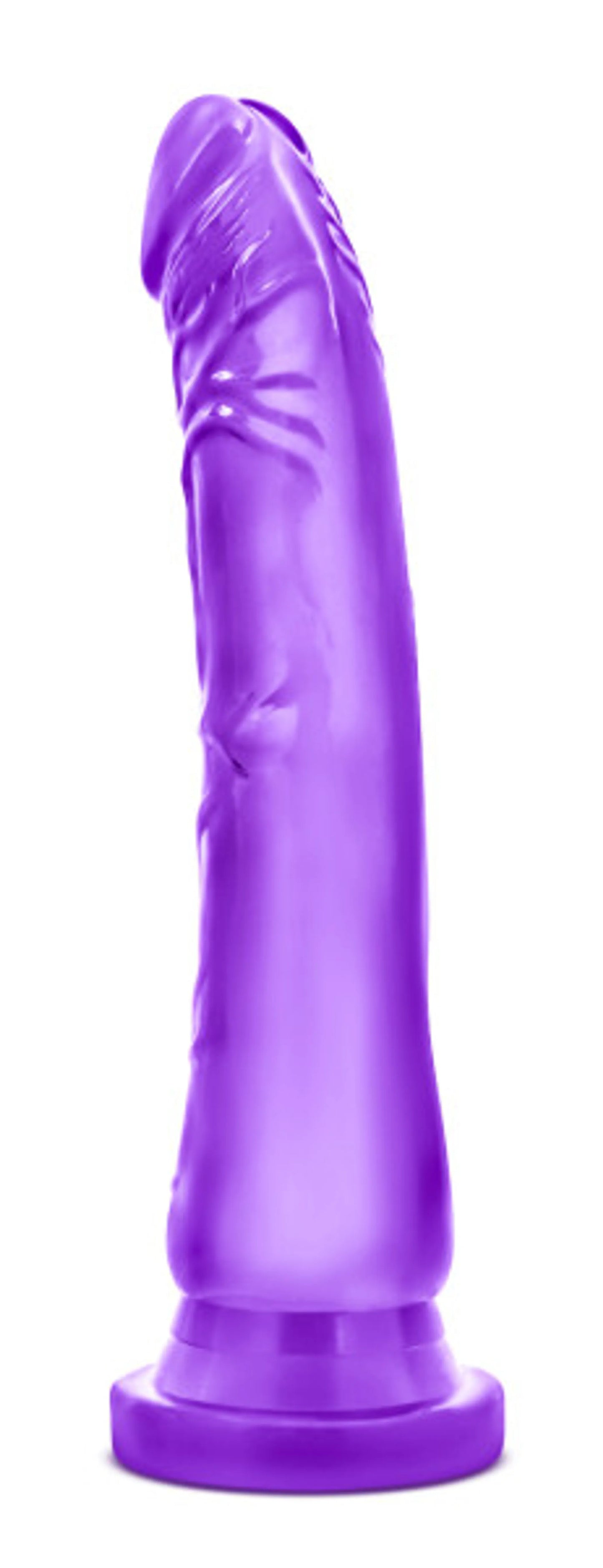 B YOURS SWEET N HARD 6 PURPLE DILDO