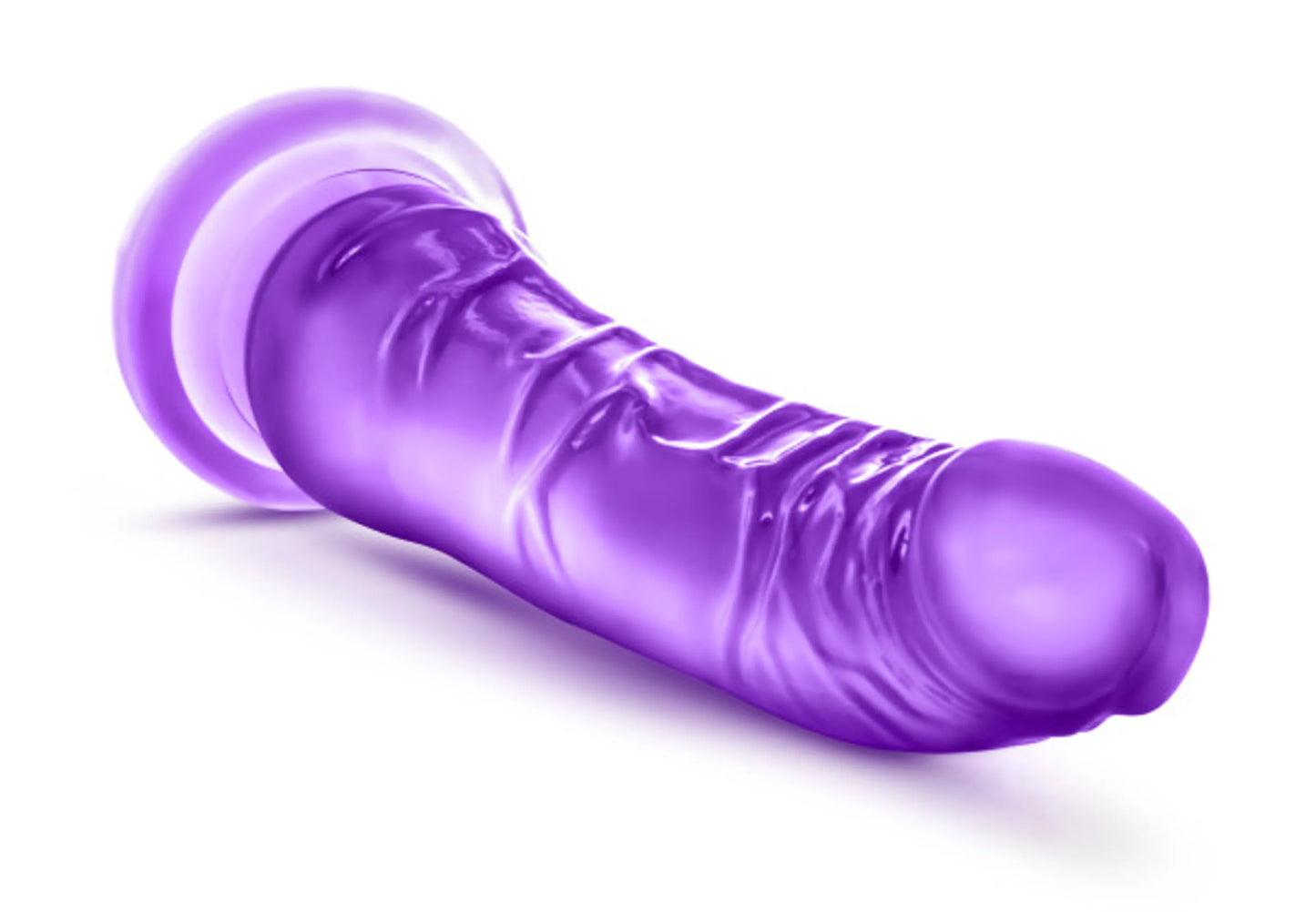 B YOURS SWEET N HARD 6 PURPLE DILDO