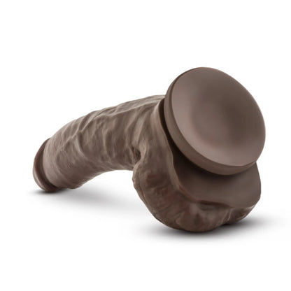 DR SKIN MR MAYOR 9 DILDO W/ SUCTION CUP CHOCOLATE "