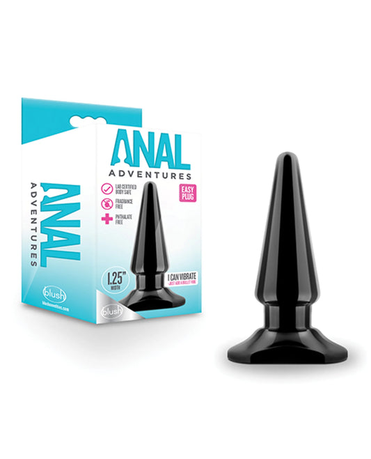 ANAL ADVENTURES EASY PLUG BLACK