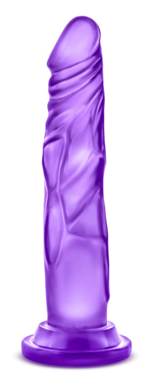 B YOURS SWEET N HARD 5 PURPLE DILDO "