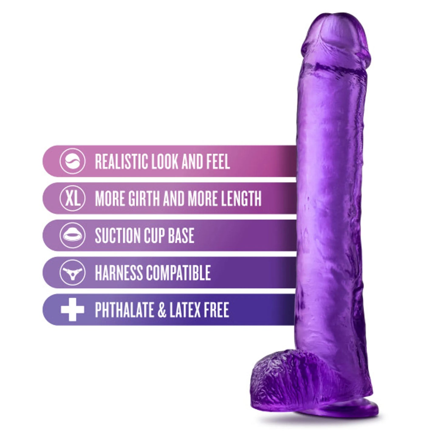 B YOURS PLUS HEFTY N HUNG PURPLE