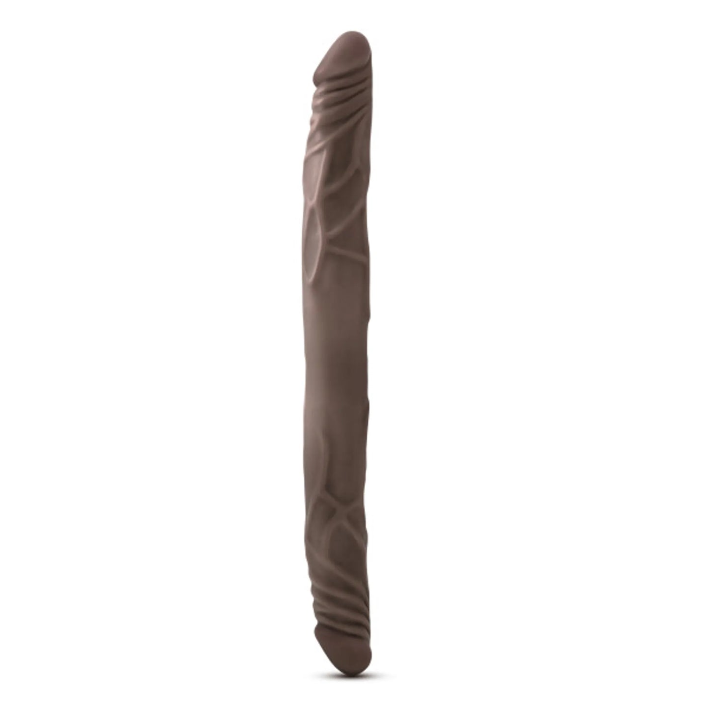 DR SKIN 14 DOUBLE DILDO CHOCOLATE "