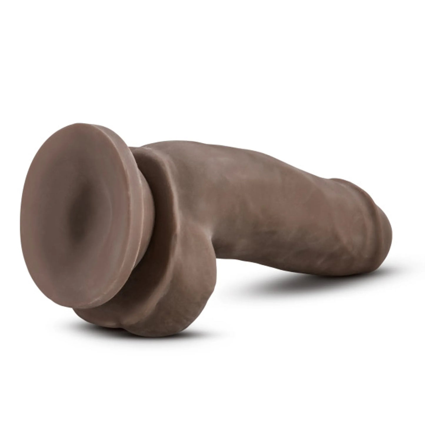 AU NATUREL 7 SENSA FEEL FAT BOY CHOCOLATE REALISTIC DILDO "