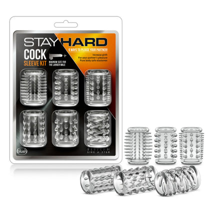 STAY HARD COCK SLEEVE KIT CLEAR