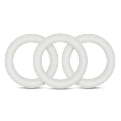 PERFORMANCE VS2 PURE PREMIUM SILICONE COCKRINGS SMALL WHITE