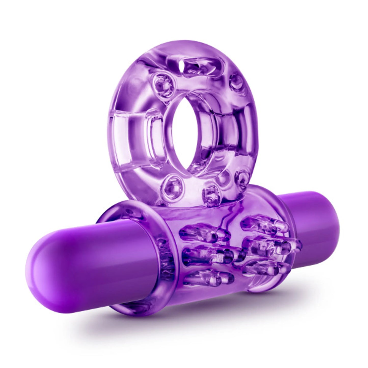 PLAY WITH ME COUPLES PLAY VIBRATING COCKRING PURPLE