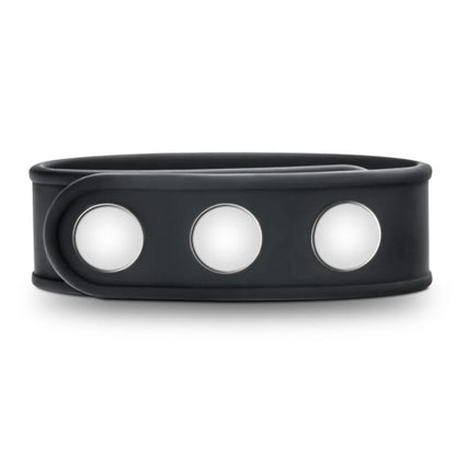 PERFORMANCE VS5 SILICONE 3 SNAP COCK STRAP BLACK