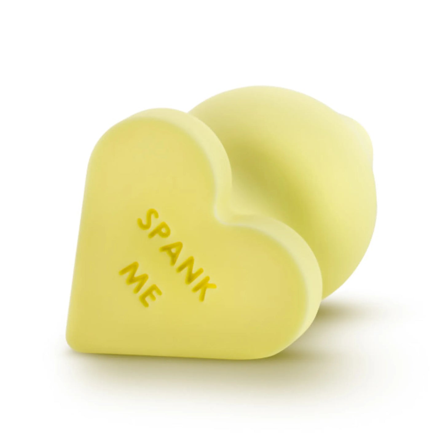 NAUGHTY CANDY HEART SPANK ME YELLOW