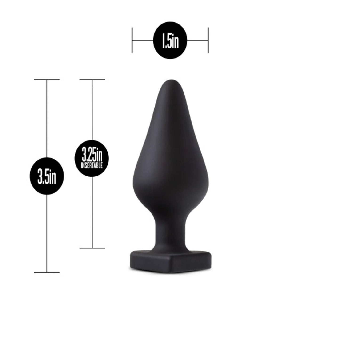 TEMPTASIA SPANK ME BUTT PLUG BLACK