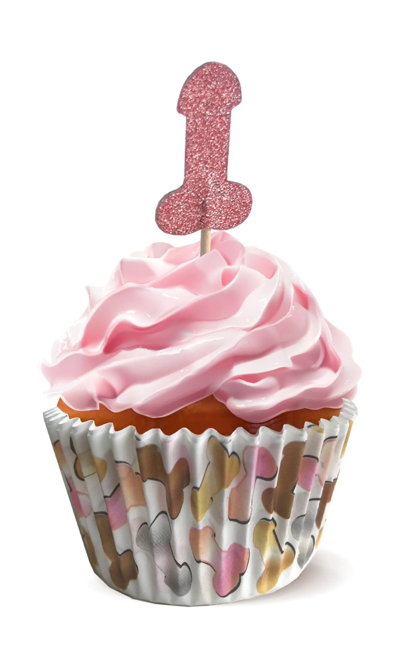 GLITTERATI PENIS PARTY CUPCAKE SET