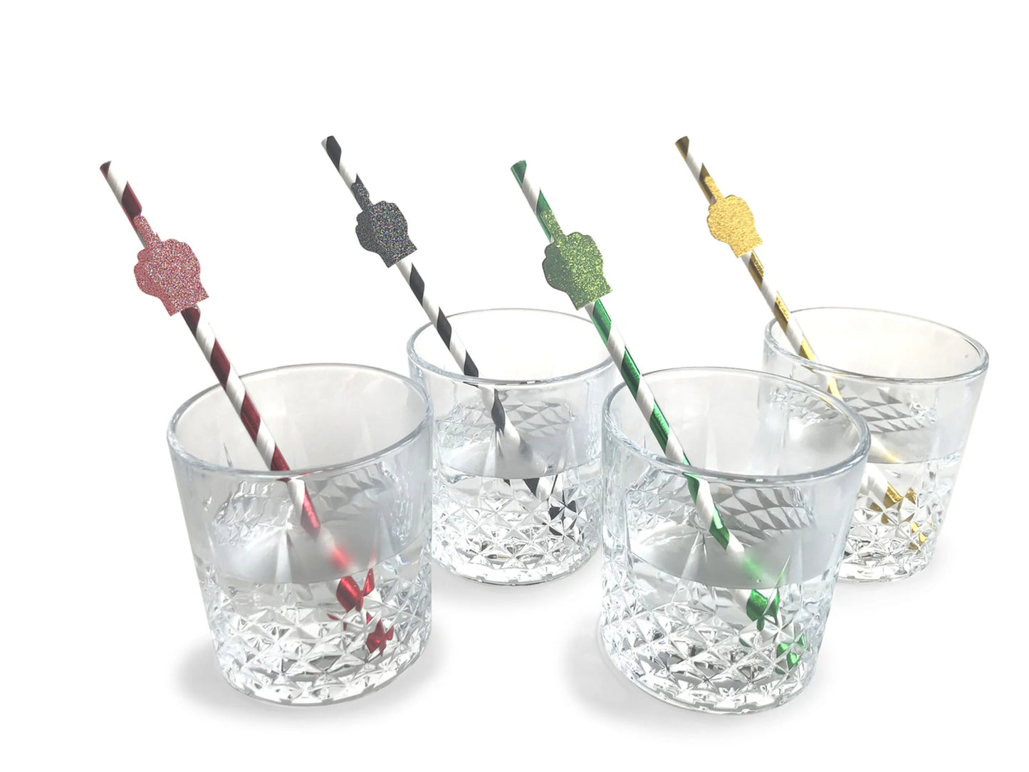 HAPPY F*ING BIRTHDAY TALL PARTY STRAWS