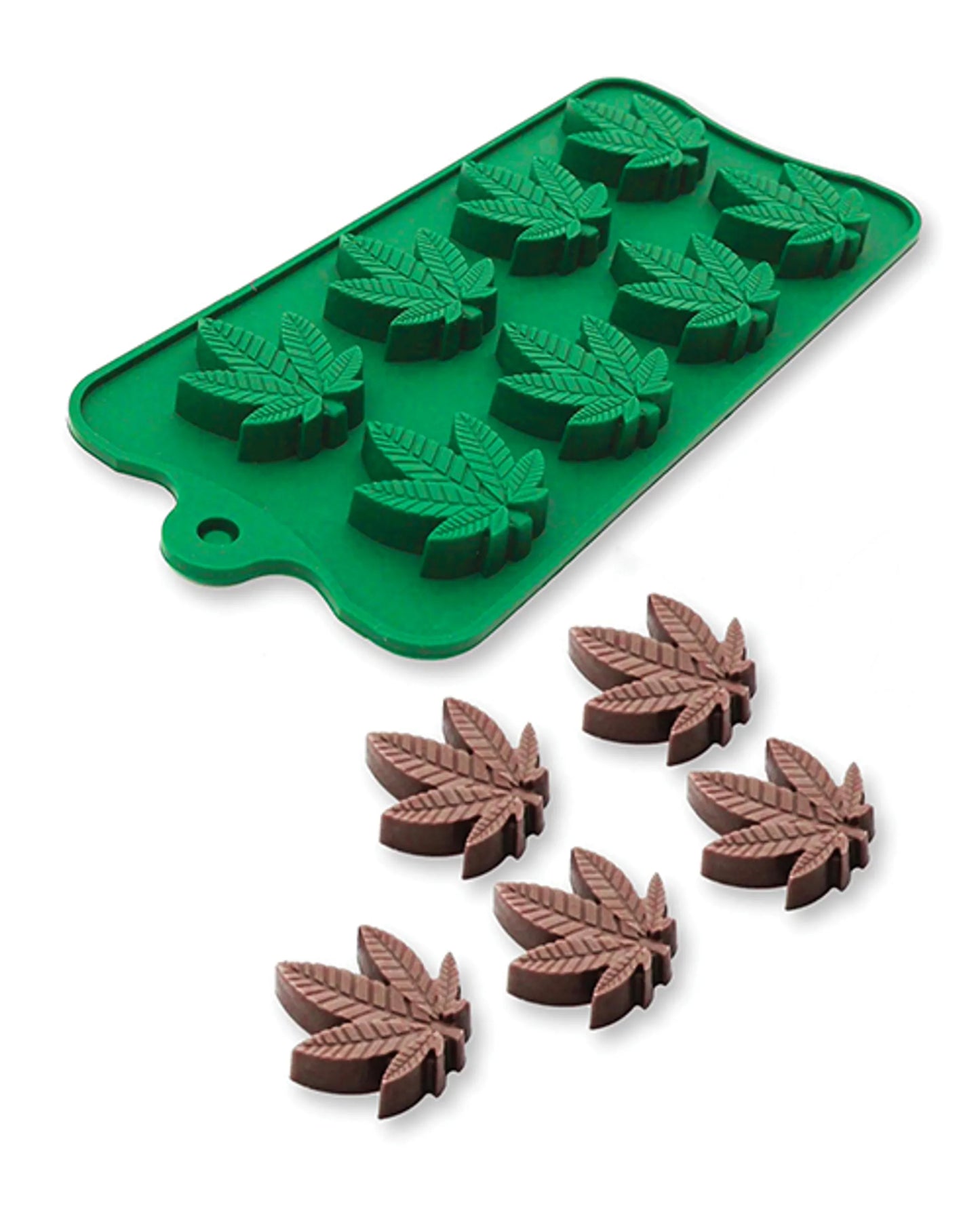 CANNABIS SILICONE POT LEAF MOLD
