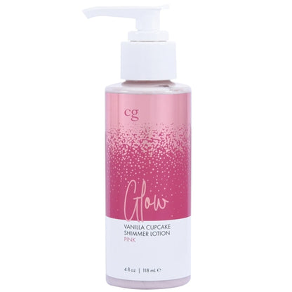 GLOW VANILLA CUPCAKE SHIMMER LOTION PINK 4 FL OZ