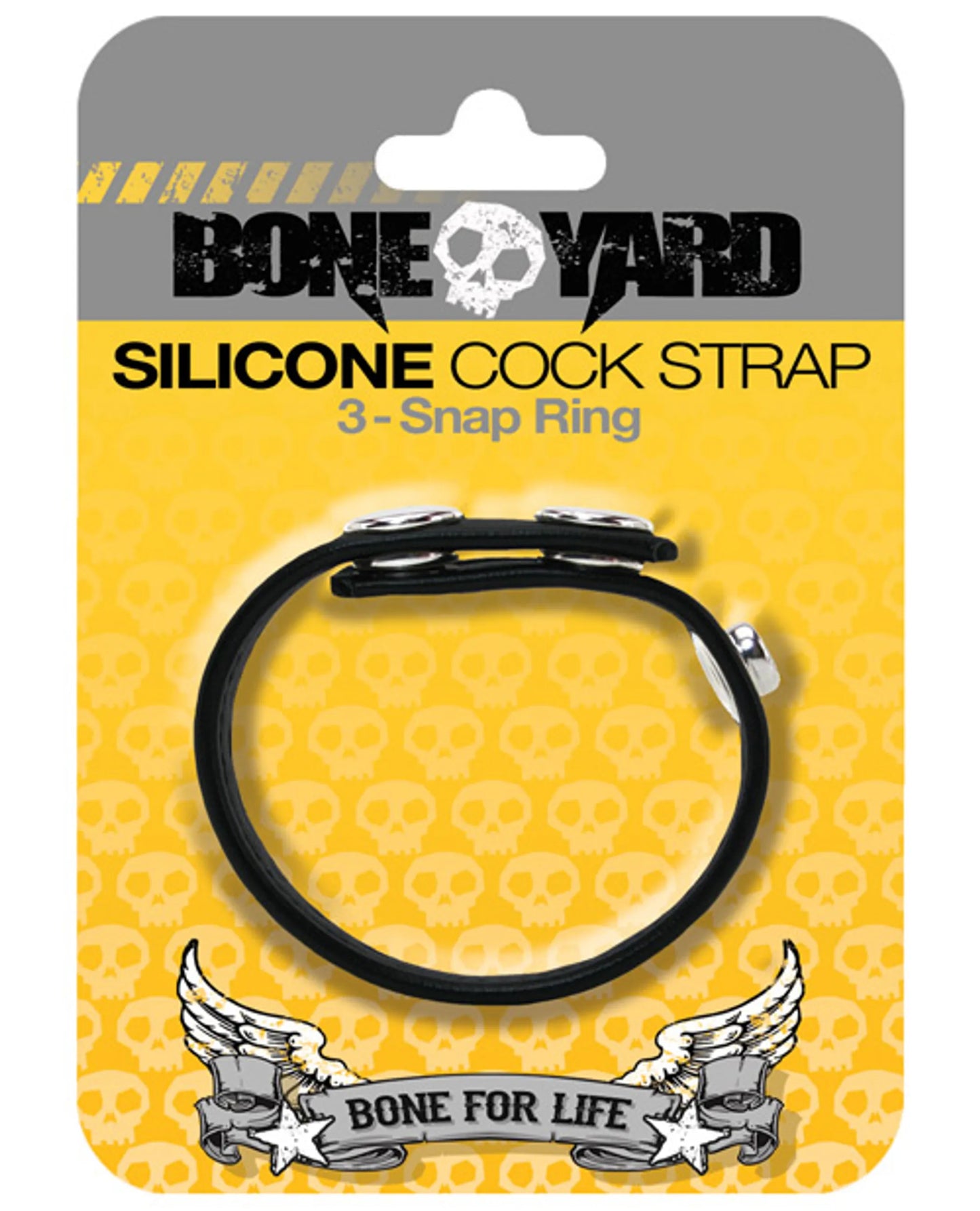BONEYARD COCK STRAP BLACK