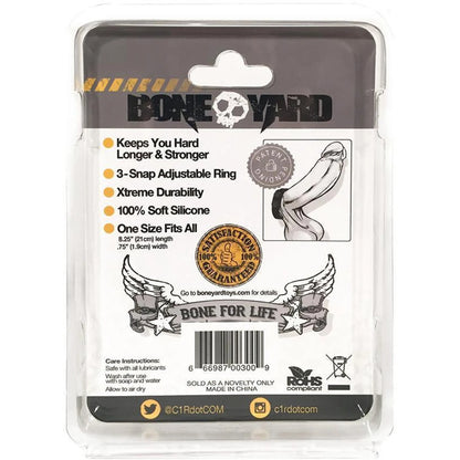 BONEYARD COCK STRAP BLACK
