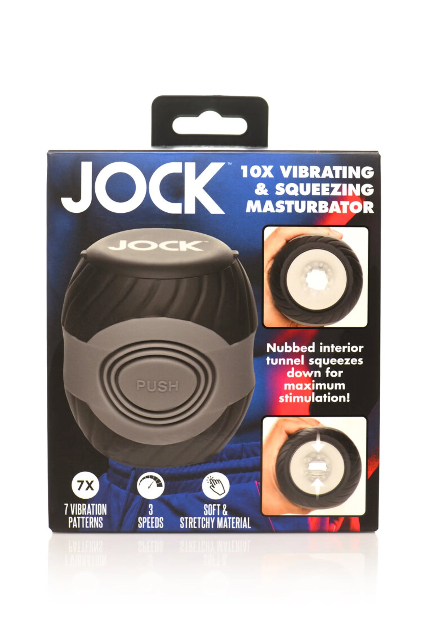 JOCK 15X VIBRATING & SQUEEZING MASTURBATOR