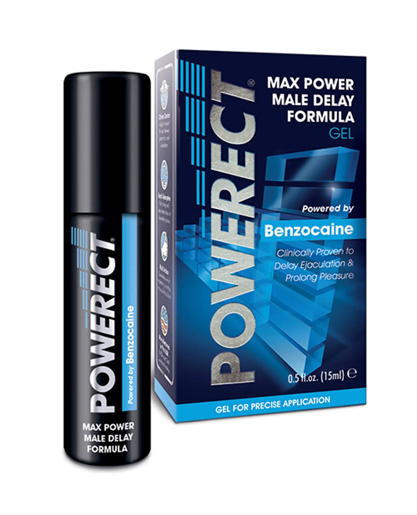 POWERECT BENZOCAINE MALE DELAY GEL 15ML